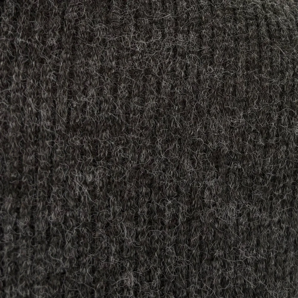 Zara grey cropped rhinestone fringed sweater - Picture 7 of 9